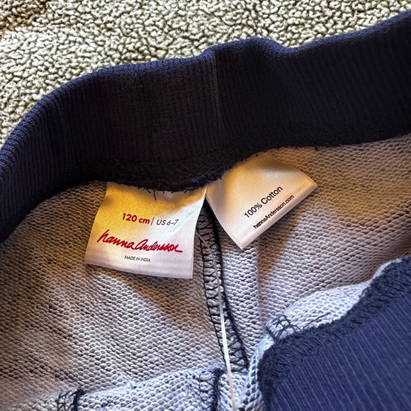 NWT Hanna Andersson Girls Joggers 6/7 - Picture 4 of 4